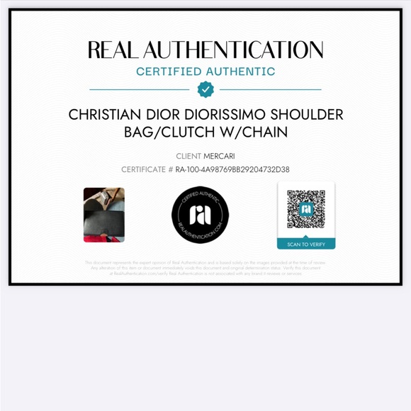 SOLD - Christian Dior Diorissimo Shoulder Bag/Clutch w/Chain - Picture 9 of 9
